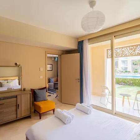 Jazzy 1Bdr W Outdoor Pool View Terrace Free Pool & Beach Access Hurghada Exterior photo